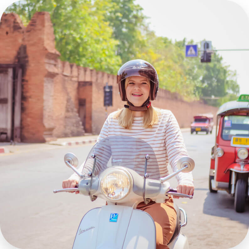 chiang mai riding bike